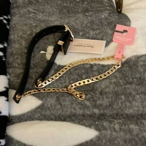 JUICY COUTURE CHAIN BELT MED/LARGE